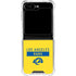 NFL Los Angeles Rams White Performance Series Galaxy Z Flip6 Clear Case